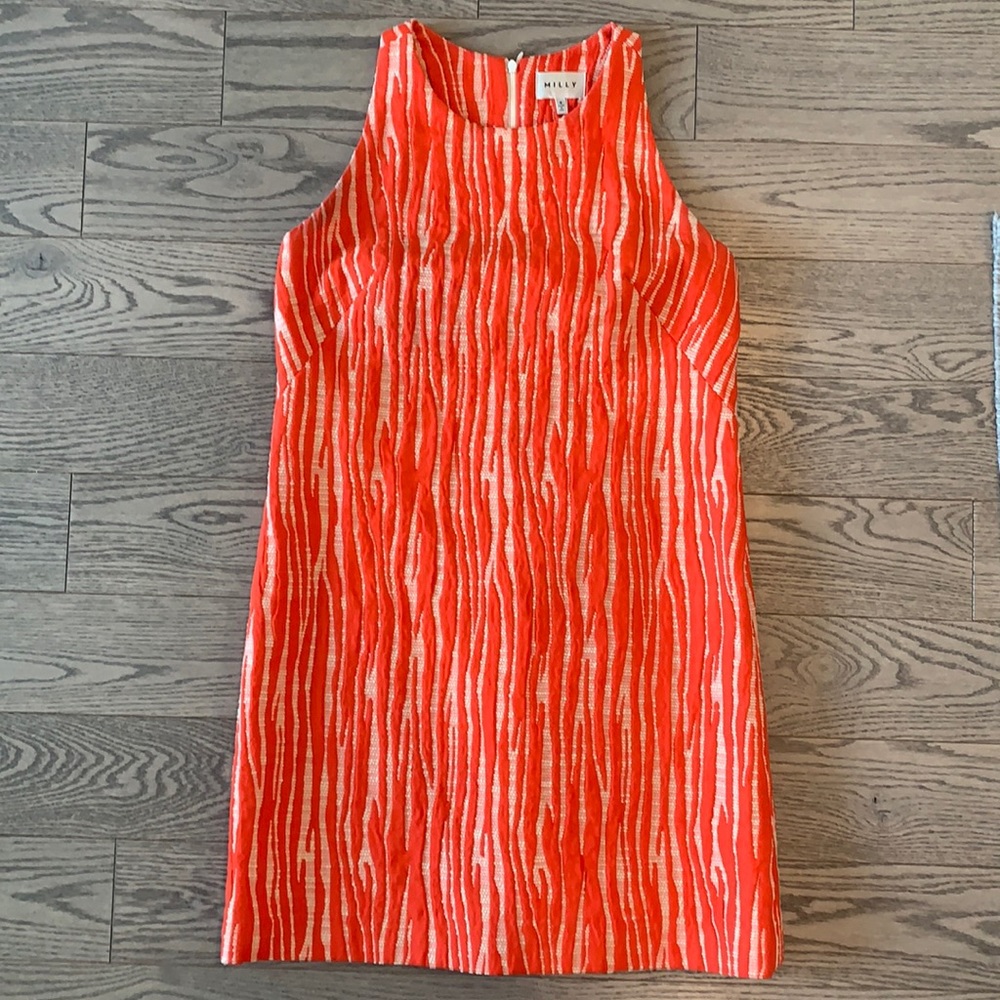 MILLY RACERBACK SHIFT DRESS